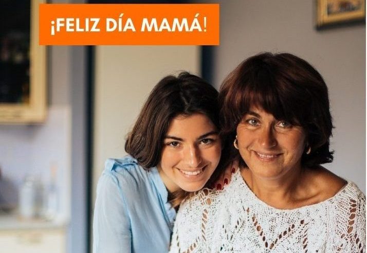Sorprendé a mamá en su día
